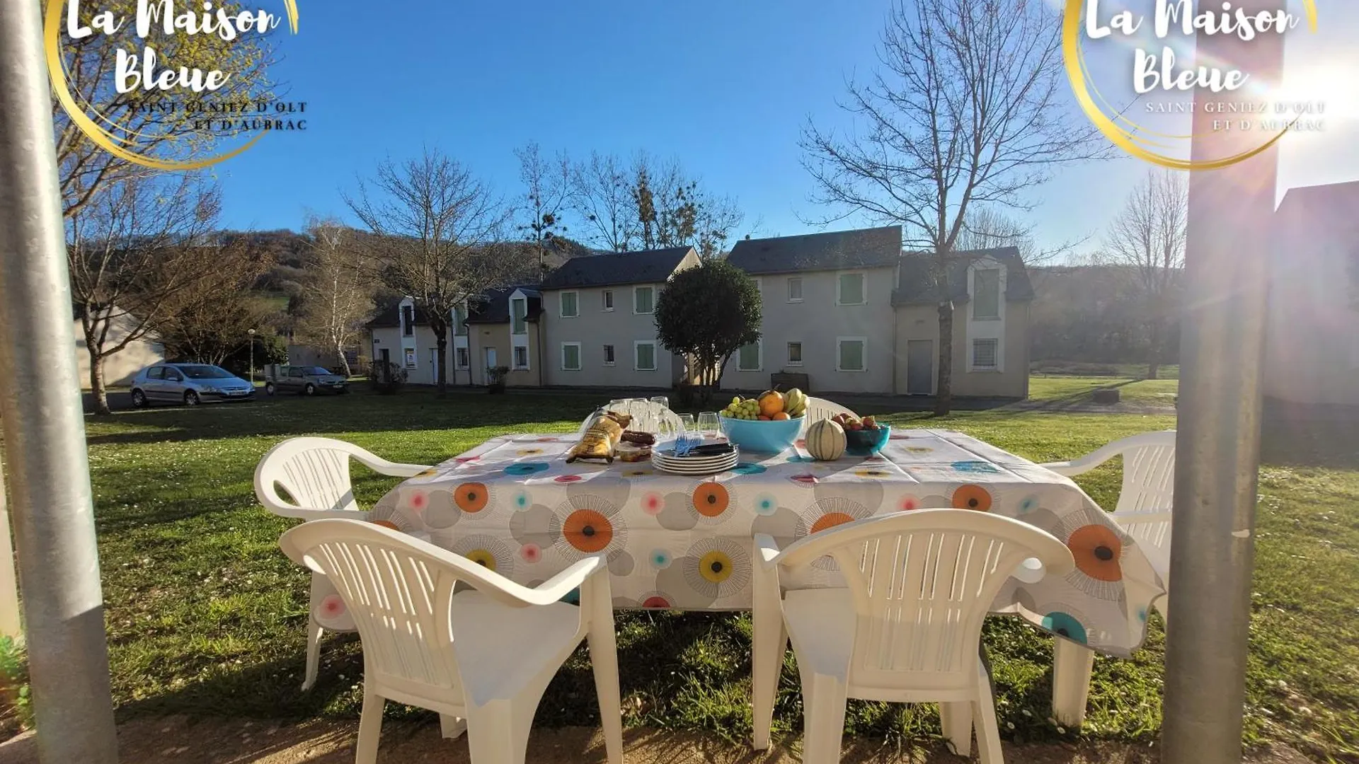 公寓 La Maison Bleue, Village Vacances, Piscine, Parking Saint-Geniez-dʼOlt 法国