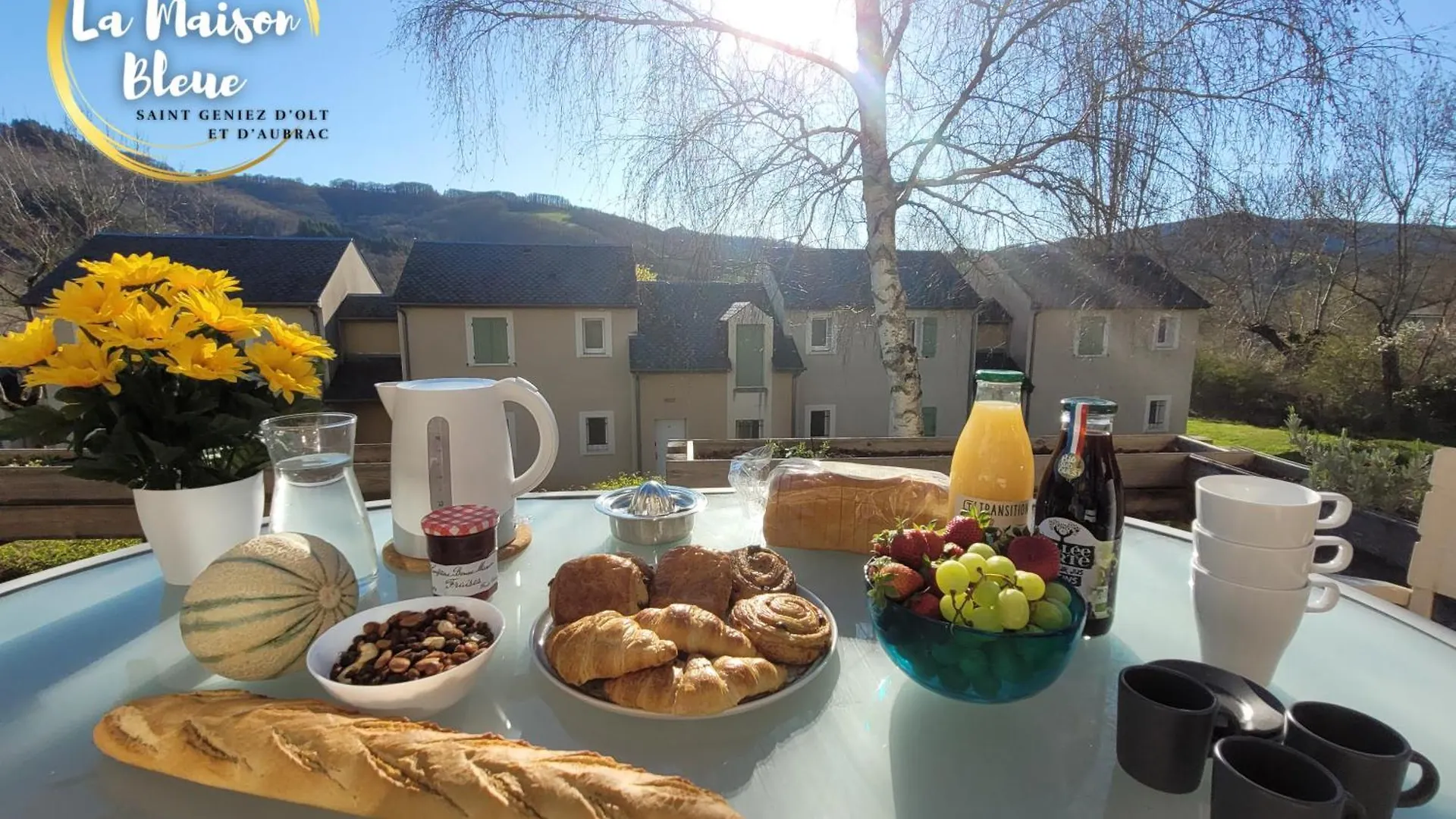 Appartement Tourisme vert, T2 avec piscines dans résidence Goelia Saint-Geniez-dʼOlt